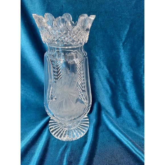 Ten Commandments Waterford Crystal Vase - Rare - Picture 5 of 9